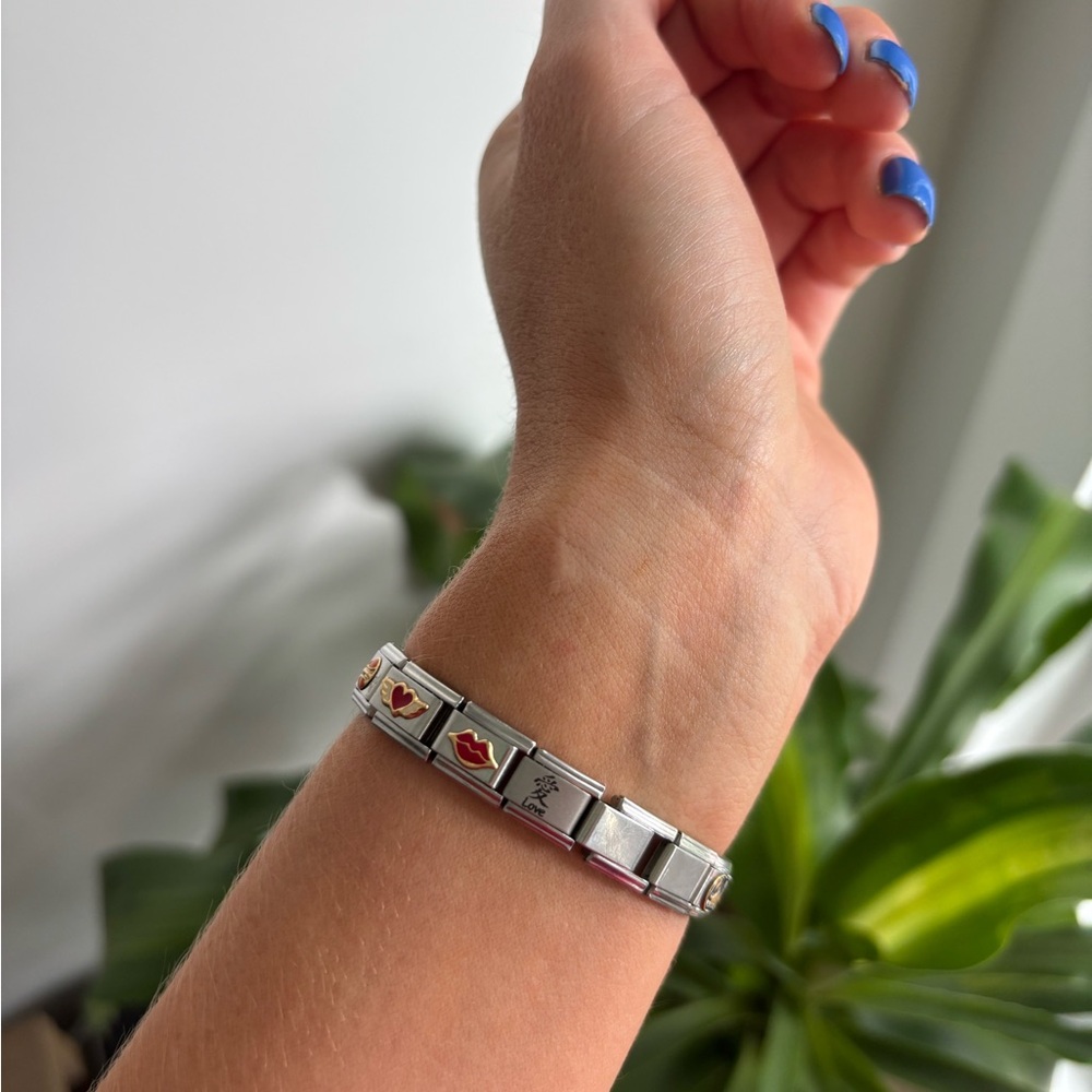 Y2k Italian charm bracelet